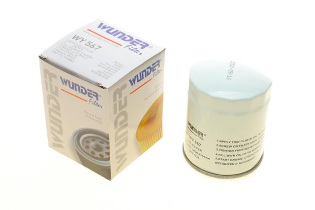 Масляний фільтр двигуна Wunder WY567 ціна, від 6.08 USD