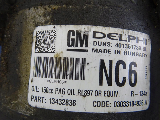 Насос кондиціонера General Motors 13432838