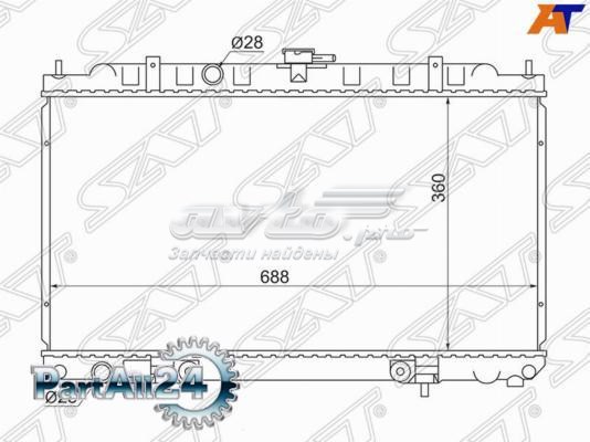 Радіатор охолодження SAT NS000116
