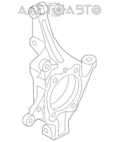 Цапфа - поворотний кулак передній, правий Hyundai/Kia 51716C5200 ціна, від 71.64 USD