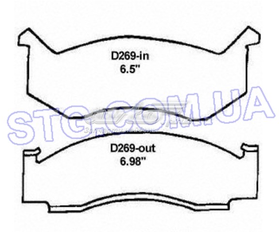 Тормозні колодки Centric Parts 10201230