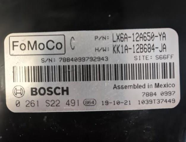LX6A12A650YA Ford 