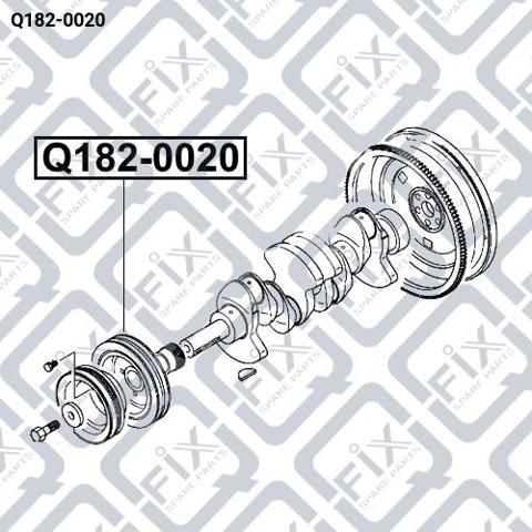 Шків колінвала Q1820020 Q-fix