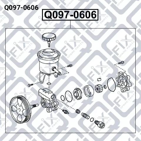 Насос гідропідсилювача керма Q-fix Q0970606