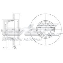 Диск гальмівний передній BG2297 Delphi