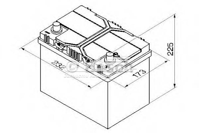Купити Bosch Ємність 60А/г 0092S40240