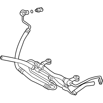 Шланг ГПК, високого тиску гідропідсилювача керма (рейки) Lexus LX 570 (URJ201) (Лексус LX)