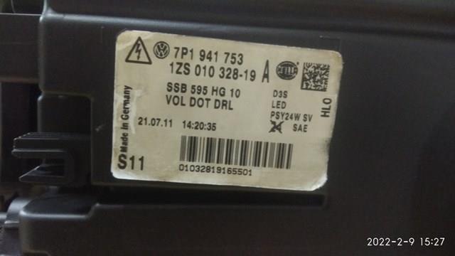 Основна фара в зборі ліва VAG 7P1941753 ціна, від 744.92 USD