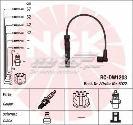 Високовольтні дроти RCDW1203 NGK