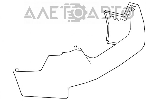 Бампер задній Nissan/Infiniti 850226CG0H