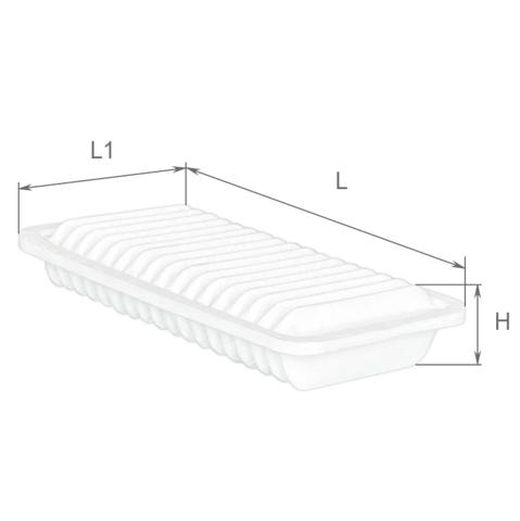 Елемент повітряного фільтра Alpha Filter AF1012 ціна, від 3.47 USD