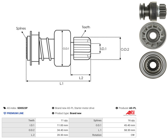 Бендикс AS/Auto Storm SD0523P ціна, від 26.05 USD