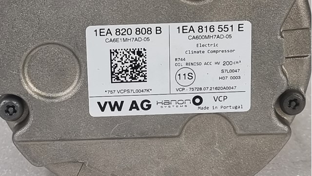 Компресор кондиціонера 1EA820808B VAG