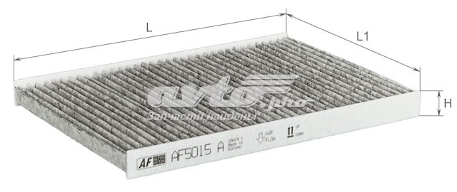 Фільтр повітряний обігрівача Alpha Filter AF5015A ціна, від 3.49 USD