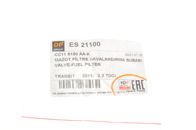 Фільтр тонкого очищення палива DP Group ES21100 ціна, від 26.08 USD