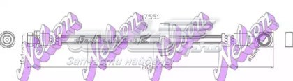 F0459 Ties Шланг гальмівний задній