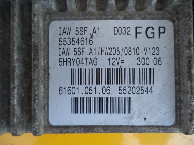 Модуль керування (ЕБК) упорскування палива Fiat/Alfa/Lancia 55202544