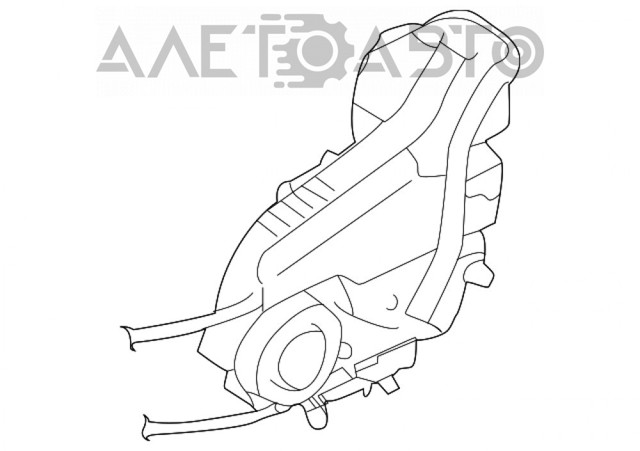 61035SJ010 Subaru Замок задніх дверей, лівих