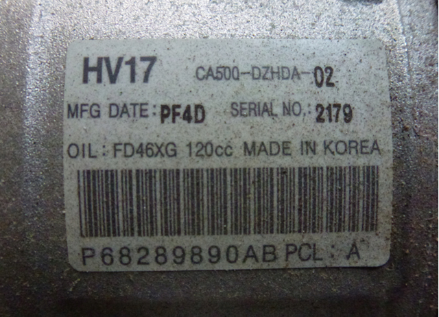 68289890AB Chrysler 