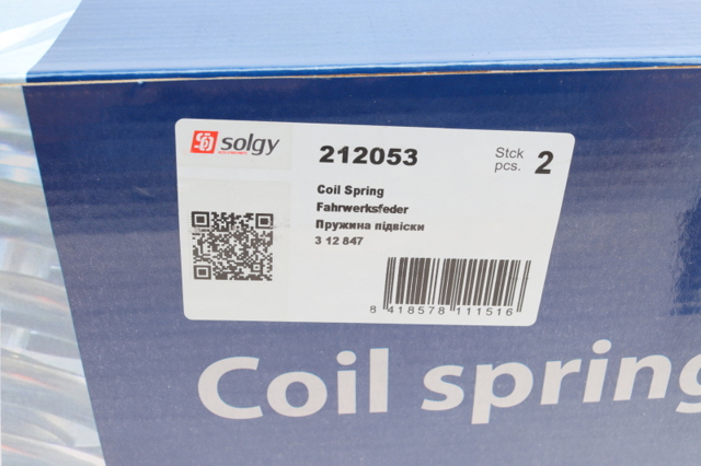 Пружина передня 212053 Solgy