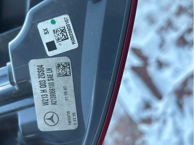 Ліхтар задній лівий Mercedes A2139068100 ціна, від 25.34 USD