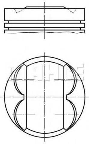 Поршень в зборі Mahle Original 011PI00105000 ціна, від 74.65 USD