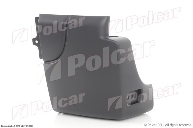 Бампер задній, ліва частина 60N197 Polcar