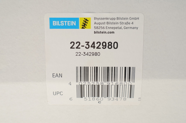 Амортизатор передньої підвіски, лівий Bilstein 22342980 ціна, від 189.33 USD