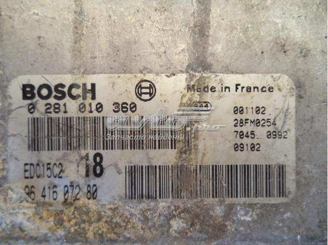 Електронний блок керування двигуном 0281010360 Bosch