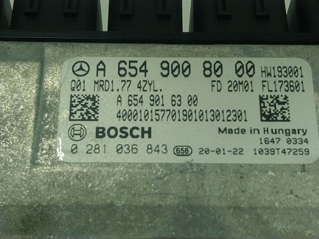 ЕБУ Mercedes A6549008000 ціна, від  USD