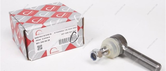 Накінечник центральної рульової тяги, правий Rotweiss RW33064