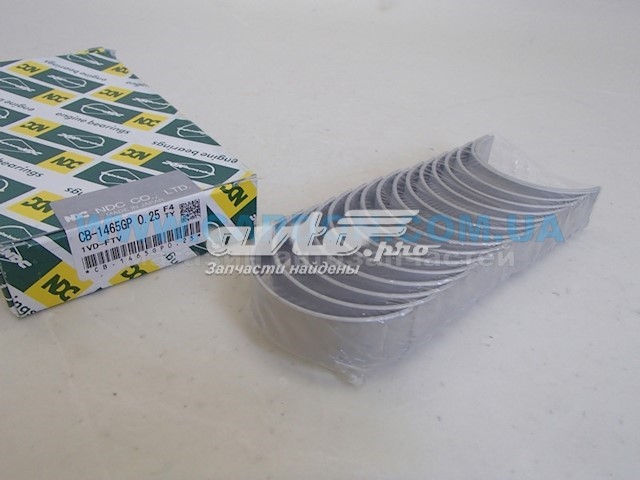 Вкладиші колінвала, шатунні, комплект, 1-й ремонт (+0,25) CB1465GP025 NDC