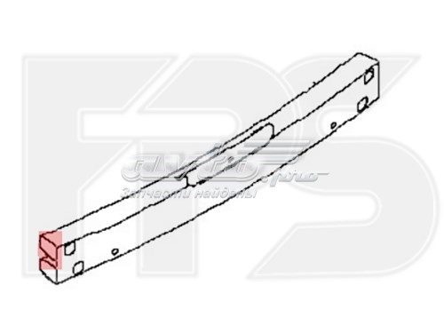 Балка бампера заднього FPS FP5065980 ціна, від 149.72 USD