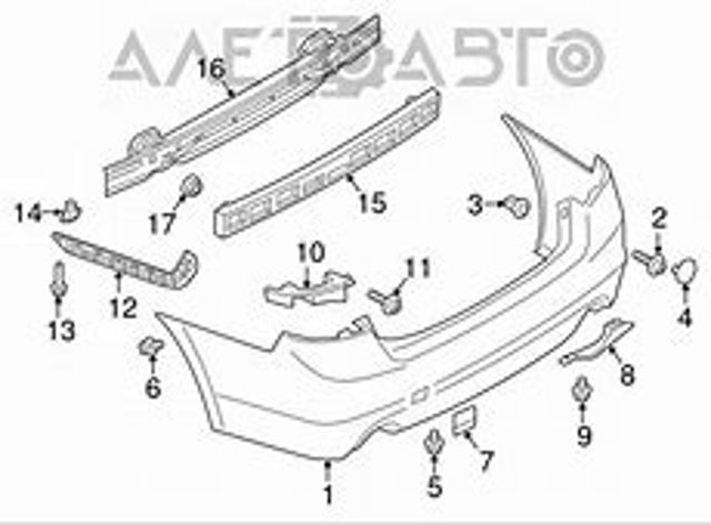 Рамка радіатора верхня FPS FP5017201 ціна, від 22.51 USD