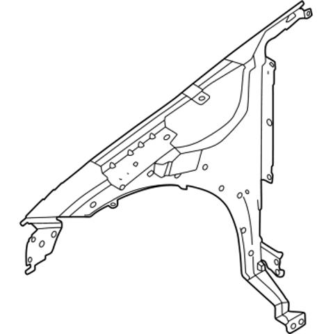 Переднє праве крило Nissan/Infiniti F31005MPMA