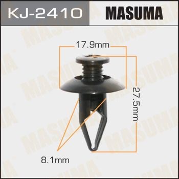Купити KJ2410 Masuma Пістон (кліп) кріплення підкрилки переднього крила
