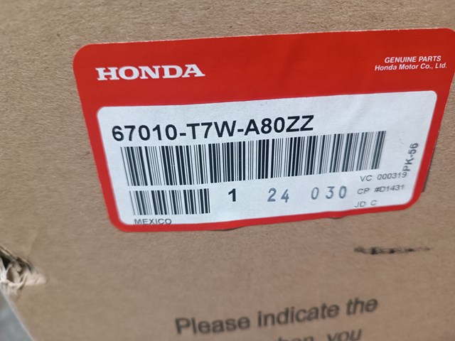 Купити 67010T7WA80ZZ Honda 