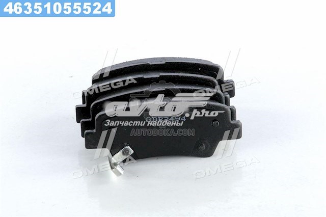 RD23934STD Rider Колодки гальмівні задні, дискові
