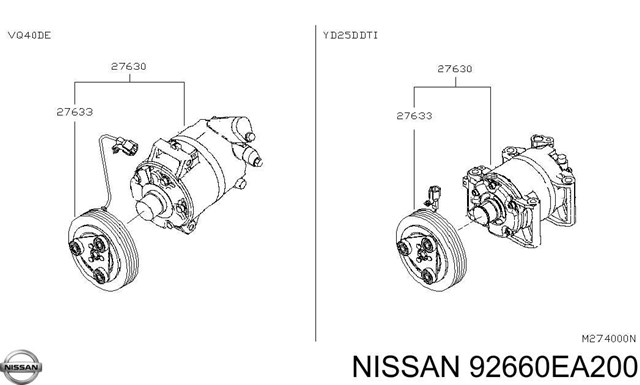Купити 92660EA20A Nissan/Infiniti 