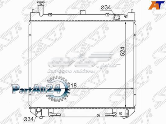 Радіатор охолодження двигуна TY0010RZH18 SAT