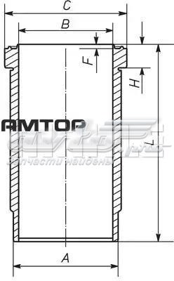 227WN6701 Mahle Original Гільза циліндра