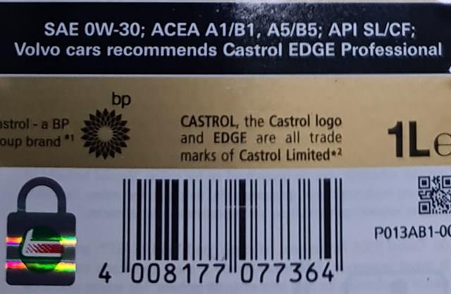 Моторна олива Castrol 15AF7A