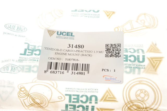31480 Uc-el Задня подушка двигуна