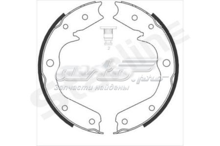 Колодки стоянкового гальма Starline BC08970