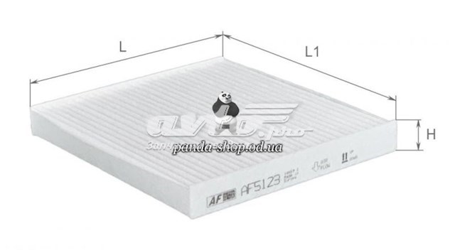 AF5123 Alpha Filter Внутрішньосалонний фільтр