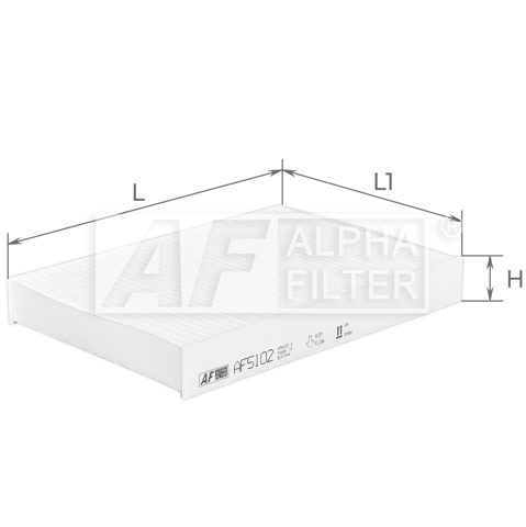 AF5102 Alpha Filter Внутрішньосалонний фільтр