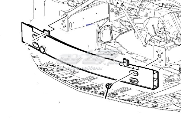 Купити 23388456 General Motors Буфер бампера переднього