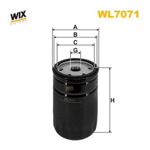 Купити WL707112 WIX Фільтр очищення масла відцентровий