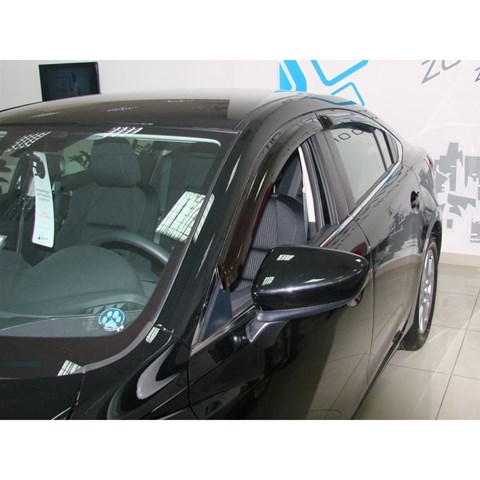  Дефлектор-обтікач (вітровики) на скло дверей, комплект 4 шт. Mazda 6 
