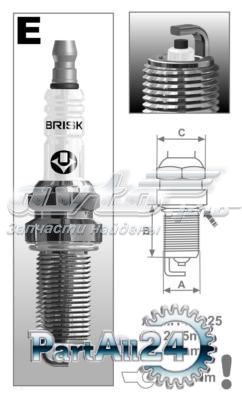 Купити ER17YC9 Brisk Свічка запалювання